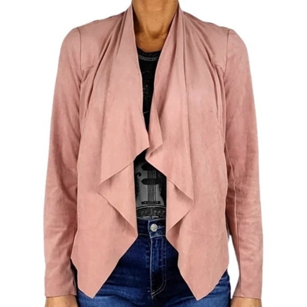 Kut from the Kloth Blush Drape Front Blazer Size S